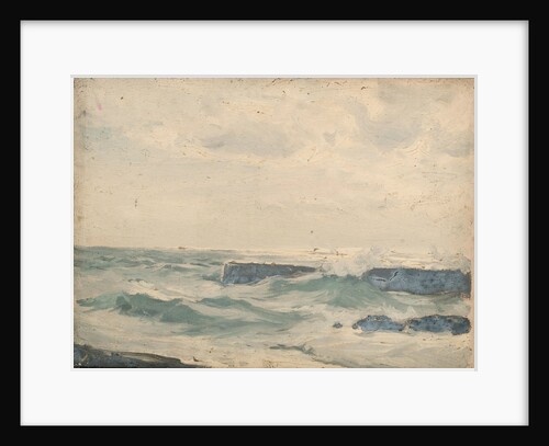 A coastal scene by John Fraser