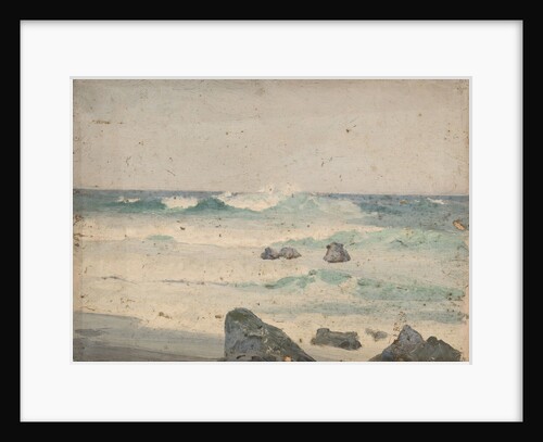 A coastal scene by John Fraser