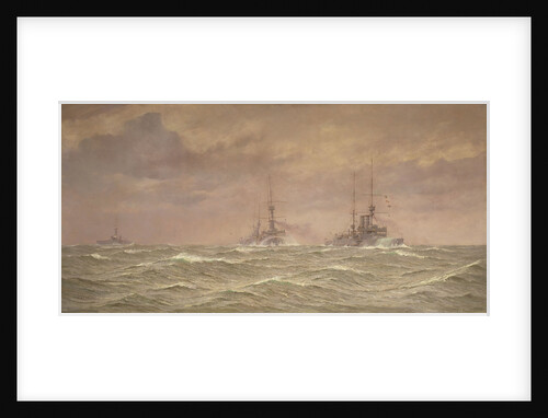 Battleships of the 3rd Squadron, 1912 by Alma Claude Burlton Cull