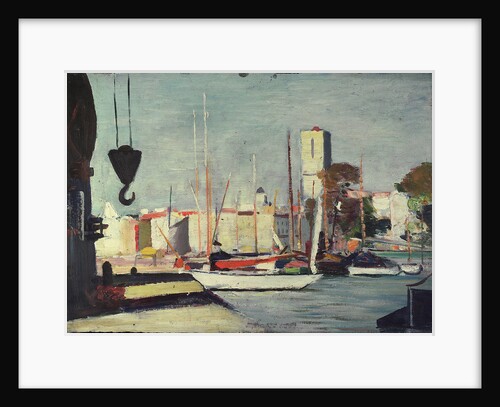 Harbour scene by John Everett