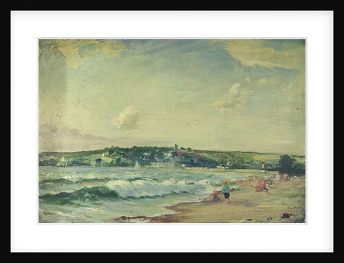 Shore scene on the Isle of Wight by John Everett