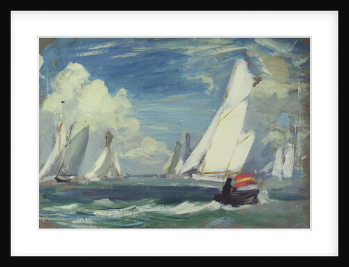 Yachting at Cowes by John Everett