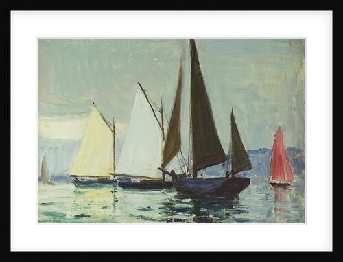 Yachting at Cowes by John Everett