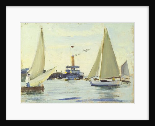 Yachting at Cowes by John Everett