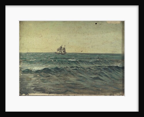 A sailing ship by John Everett