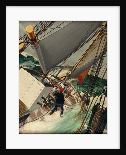 Reefing the mainsail by DG Bennett