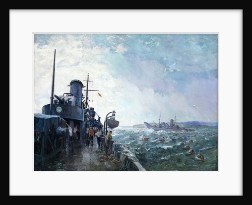 Boom-defence vessels by Charles Ernest Cundall