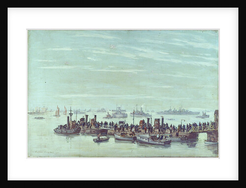 Liberty boats at Sheerness by Charles Cundall