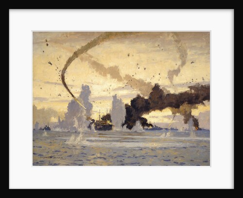 The 'Ohio' in the Malta convoy, 10-15 August 1942 by Norman Wilkinson