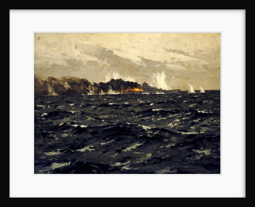 End of the 'Bismarck', 27 May 1941 by Norman Wilkinson
