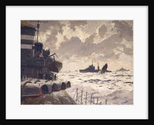 End of a U-boat by Norman Wilkinson