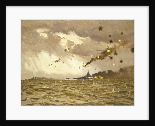 Air attack on the 'Scharnhorst and Gneisenau', 11-12 February 1942 by Norman Wilkinson