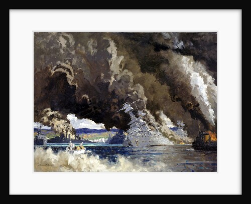 Attack on Pearl Harbour, 7 December 1941 by Norman Wilkinson
