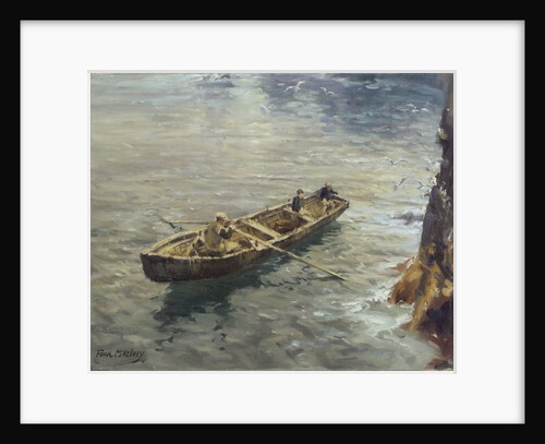 A large Curragh of the Aran Island type, West of Ireland by Frank McKelvey