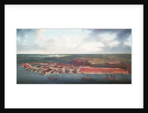 Chatham Dockyard by Joseph Farington