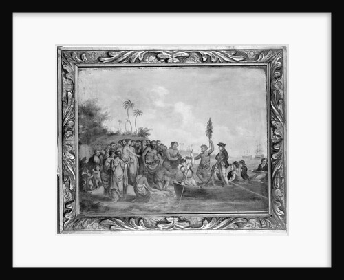 Landing of Captain Cook at Middleburg, Friendly Islands by William Hodges