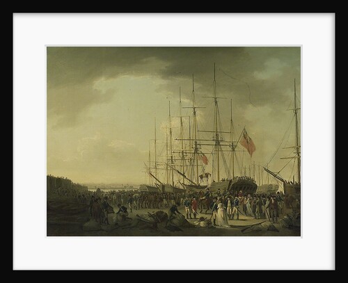 The cavalry embarking at Blackwall by William Anderson