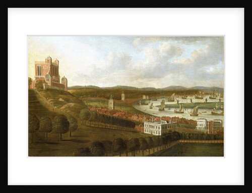 View from One Tree Hill: The Queen's House and the Royal Observatory, Greenwich by Jan Griffier the Elder