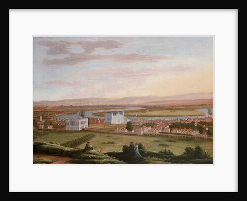 A view of Greenwich and the Queen's House from the South East, circa 1670 by Hendrick Danckerts
