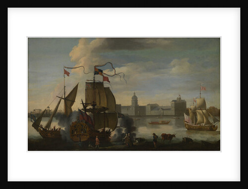 A Royal yacht at Greenwich by unknown