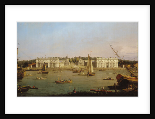 Greenwich Hospital from the north bank of the Thames by Giovanni Antonio Canaletto