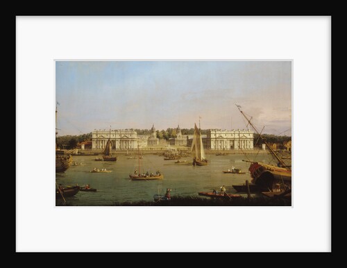 Greenwich Hospital from the north bank of the Thames by Giovanni Antonio Canaletto