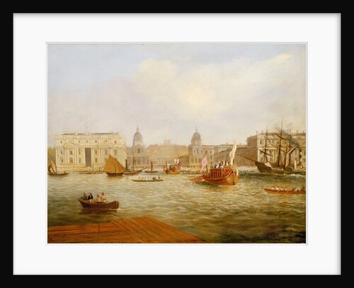 Shipping on the Thames by Greenwich Hospital, circa 1835 by unknown