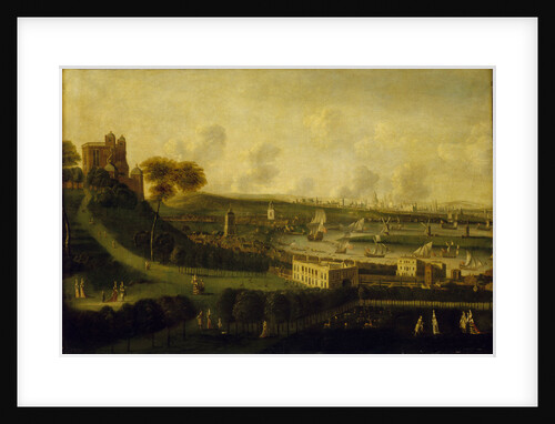 London and the River Thames from One Tree Hill, Greenwich Park by Jan Griffier