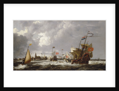 The 'Hercules' and 'Eenhorn' off Hoorn by Bonaventura Peeters the Elder
