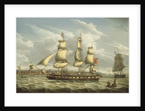 A packet off Liverpool by Robert Salmon