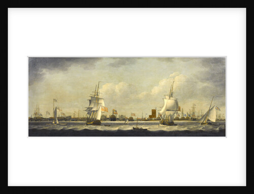 View of Mr Perry's Yard, Blackwall by William Dixon