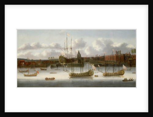 East India Company's yard at Deptford, circa 1660 by unknown