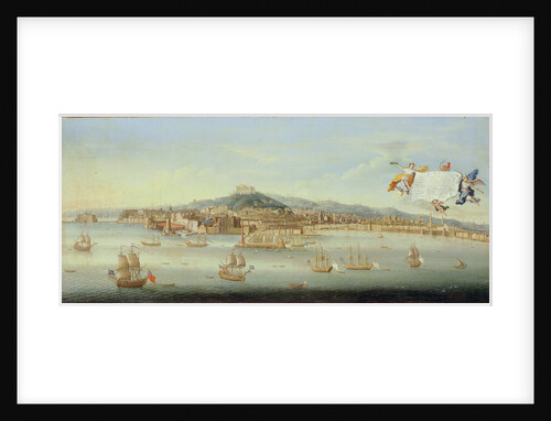 Panoramic View of the Bay of Naples by Gaspar Butler