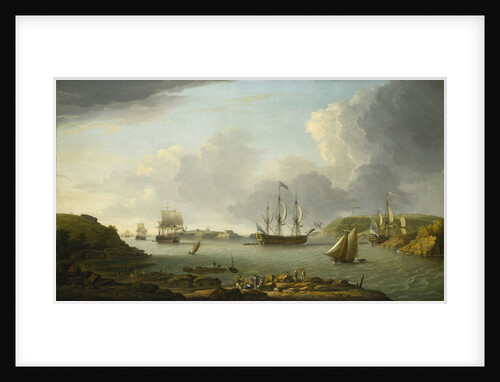 Return of a fleet into Plymouth harbour by Dominic Serres the Elder
