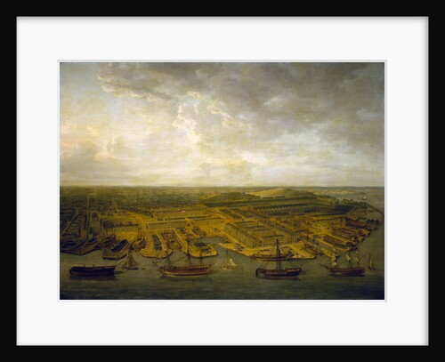 Plymouth Dockyard by Nicholas Pocock