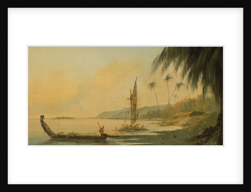 View from Point Venus, Island of Otaheite (Tahiti) by William Hodges
