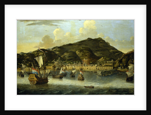 Dutch ships off Tripoli by Reinier Nooms