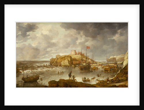 The port of Archangel by Bonaventura Peeters the Elder