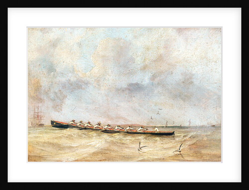 HMS 'Pique's' gig by John Christian Schetky