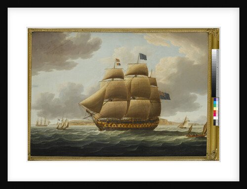The Ville de Paris' under full sail by Thomas Buttersworth