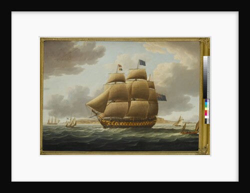The Ville de Paris' under full sail by Thomas Buttersworth