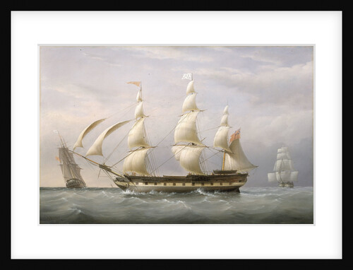 The West Indiaman 'Britannia' by Joseph Walter