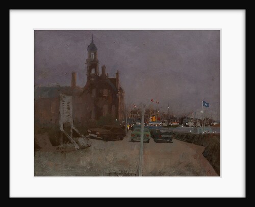 The docks at Great Yarmouth: evening by Peter Jamieson