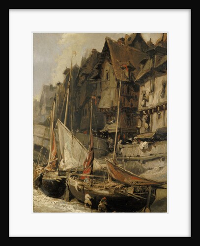 Port Scene by Louis Gabriel Eug