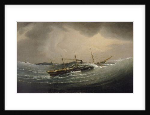 The 'Great Western' riding a tidal wave, 11 December 1844 by Joseph Walter