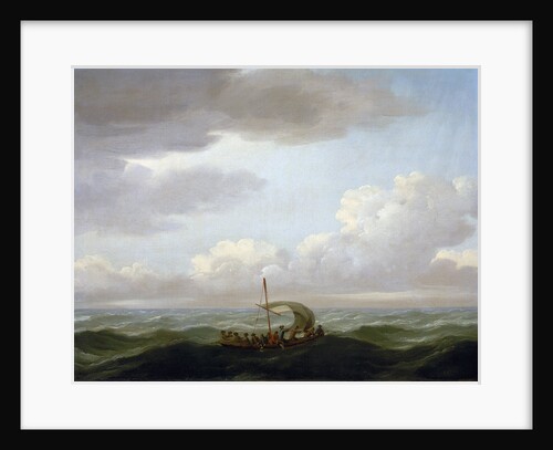 The yawl of the Luxborough galley by John Cleveley