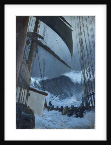 The deck of the 'Birkdale' in a storm by John Everett