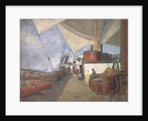 Deck scene on the 'Iquique' by John Everett
