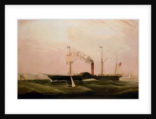 The paddle steamer 'City of London' by William Clark