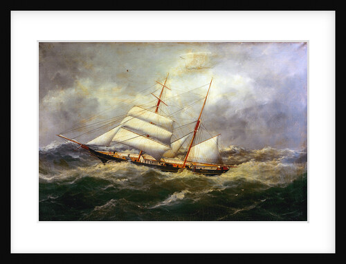 The brigantine 'L'Avennire' by Edmond Adam